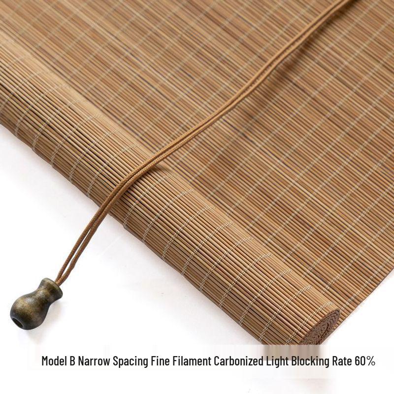 Bambusz rolók nappalikba, erkélyekre és teázókba - Árnyékoló és dekoratív kínai stílusú függöny 120cm Width x 200cm Height