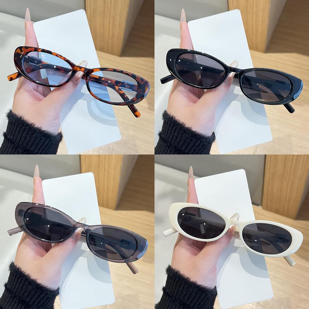Vintage Chinese Style Oval Sunglasses With Uv390 Protection For Summer Travel And Fashion