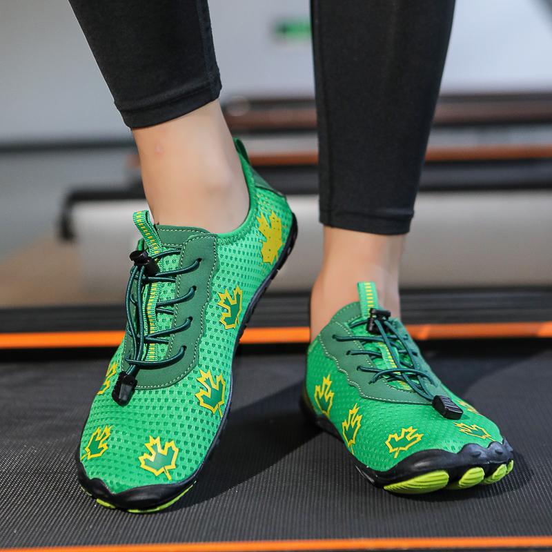 

Мужская обувь для пляжа босиком Женская обувь для водных видов спорта Обувь для плавания в воде Обувь для йоги и фитнеса Цветная обувь для йоги и фитнеса Большой размер EU: 36 зелёный