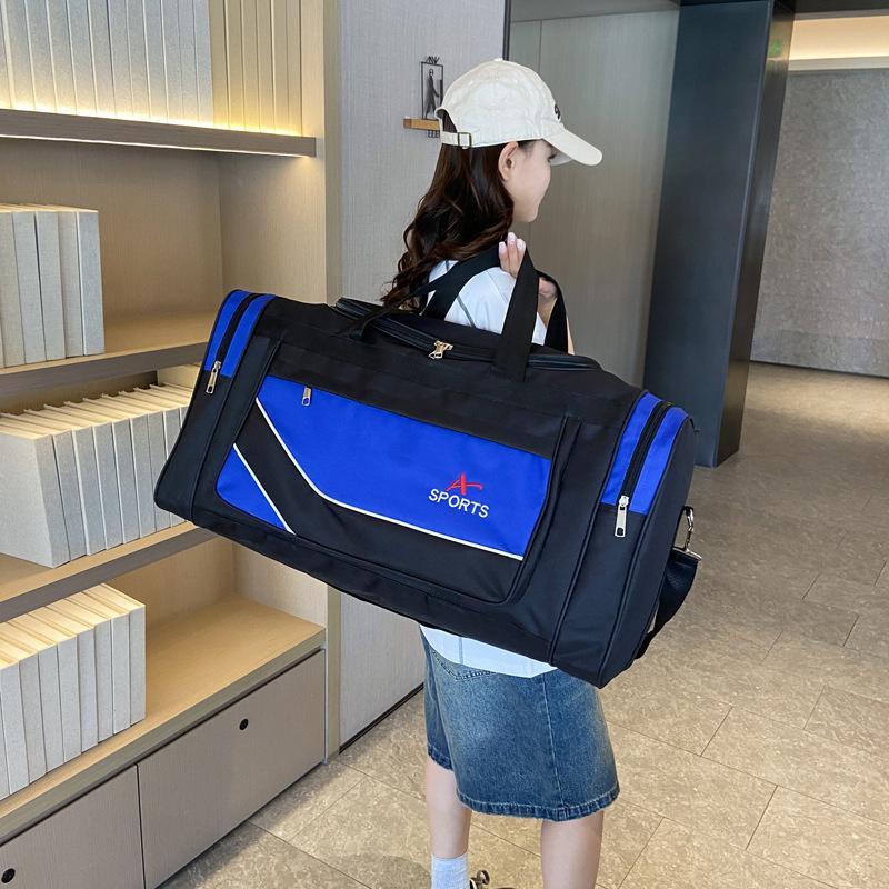 Large Capacity Travel Bag Men's and Women's Storage Bag Oxford Cloth Lightweight and Durable Student Luggage Bag