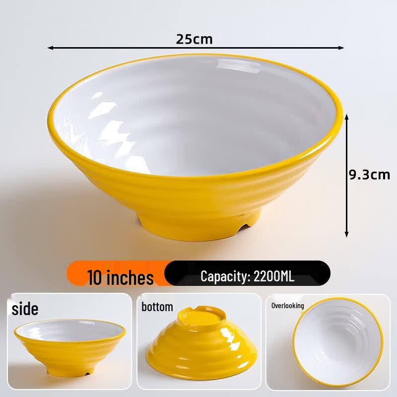 Qiwei Melamine Restaurant Noodle Bowl