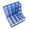 Desk File Shelf Quadruple Plastic Bookshelf Student File Organizer File Box Office Supplies Storage