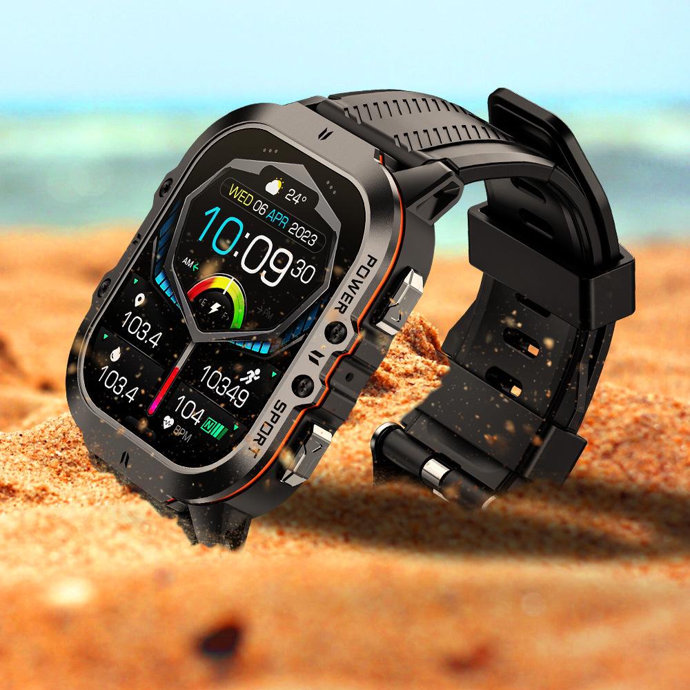 C26 Smartwatch: AMOLED Screen, Bluetooth Calling, Outdoor Heart Rate & Blood Oxygen Monitoring, Sports-Ready