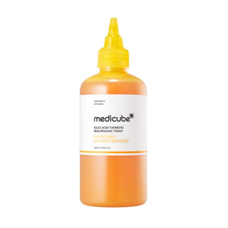 Medicube Kojic Acid Turmeric Resurfacing Toner Brightening Skin Texture Refining Toner 250ml 1