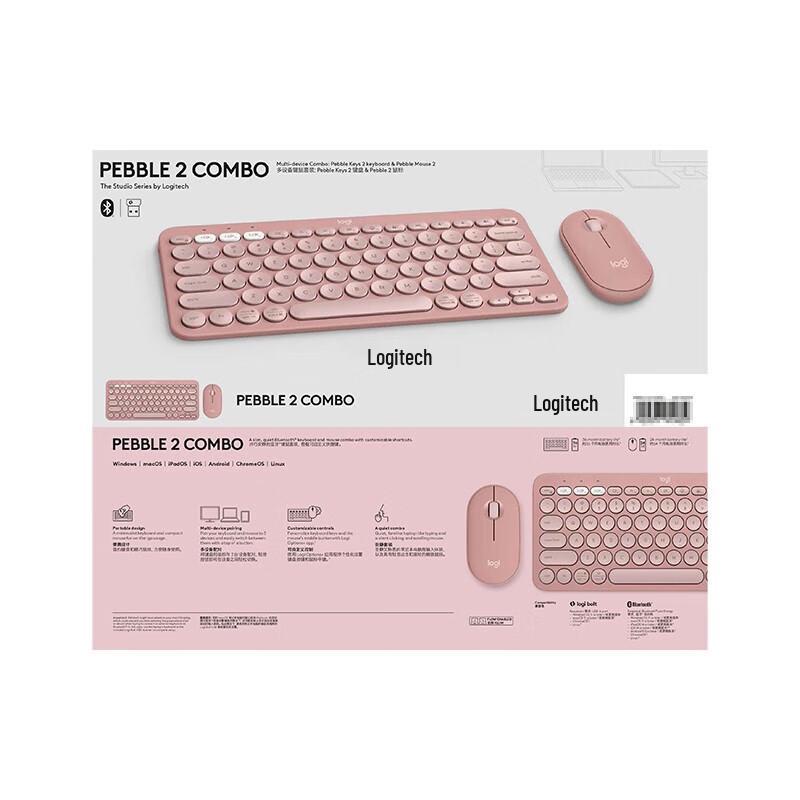 Logitech PEBBLE 2 COMBO Wireless Keyboard and Mouse Set
