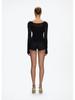 American Spicy Low-Waist Black Ultra-Shorts: Simple, Slimming, Tight-Fit Hot Pants