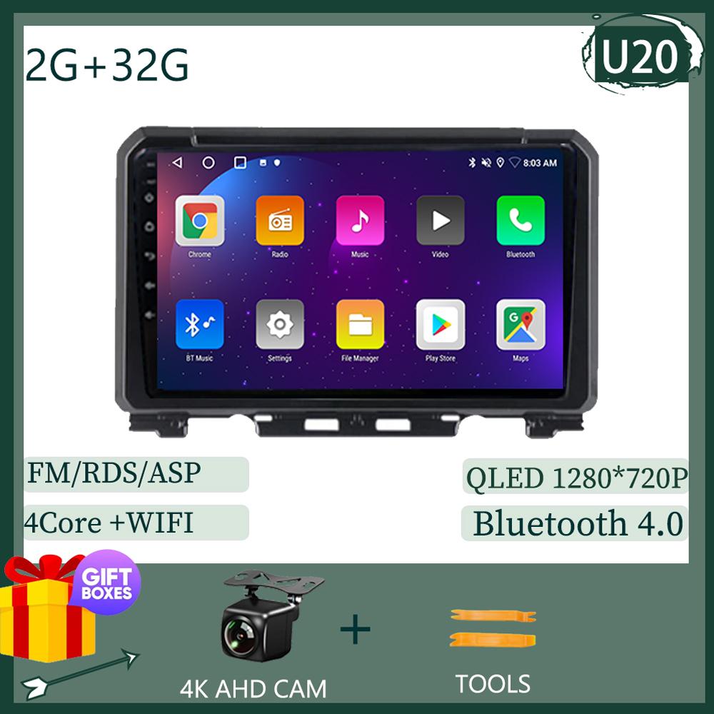 

BT Android для Suzuki Jimny JB64 2018 - 2020 Автомобильный мультимедийный плеер Навигация Голосовое управление Автомобильное радио Нет 2din DVD 5G WIFI HDR