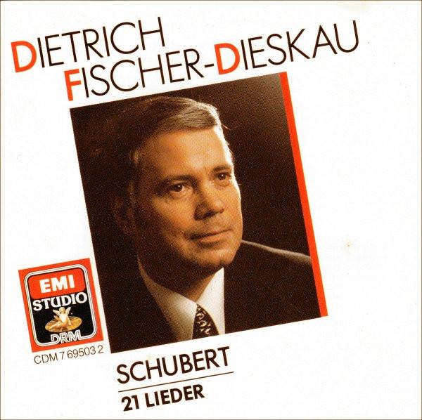 

CD DIETRICH FISCHERDIESKAU Schubert 21 Lieder CDM7695032 EMI 1988 Europe Classical Used