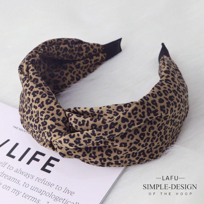 Small leopard print face enhancing headband, simple and wide edged hair clip, headband accessories for women's face washing, headband hair accessories