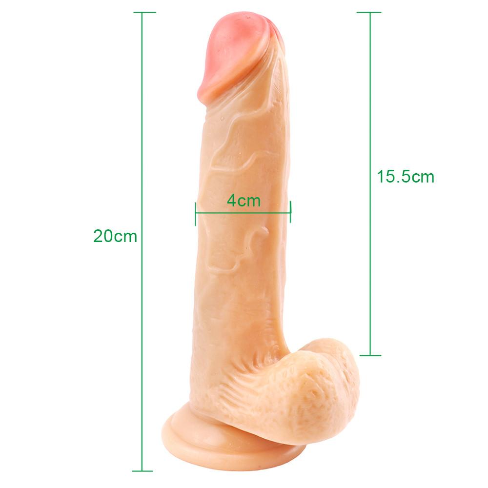 MoDi Senzație de piele Dildo realist material moale Penis mare uriaș cu ventuză Jucării sexuale pentru femeie Strapon Masturbare feminină