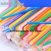 Disposable, Individually Packaged, Colored Silicone Straws for Babies & Kids - Artistic, Bendable, Ideal for Juice Drinks