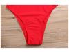 Women's 2020 Sexy One-Piece Swimsuit with Chest Pads, Solid Color, Sleeveless Triangle Beachwear