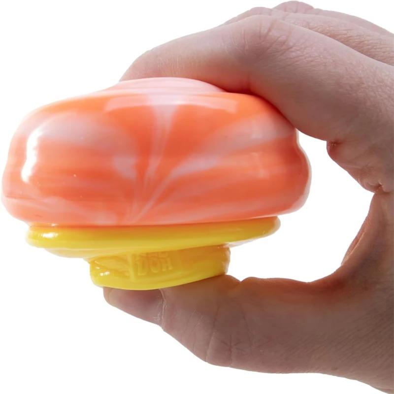 Schylling Nee Doh Ice Cream Sensory Toy Stress Relief Fidget Toy for Anxiety Focus Adults Kids