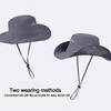 Waterproof Quick-drying Fishing Cap Wide Brim Bucket Hat Fashion Fisherman Hat  Hiking Climb