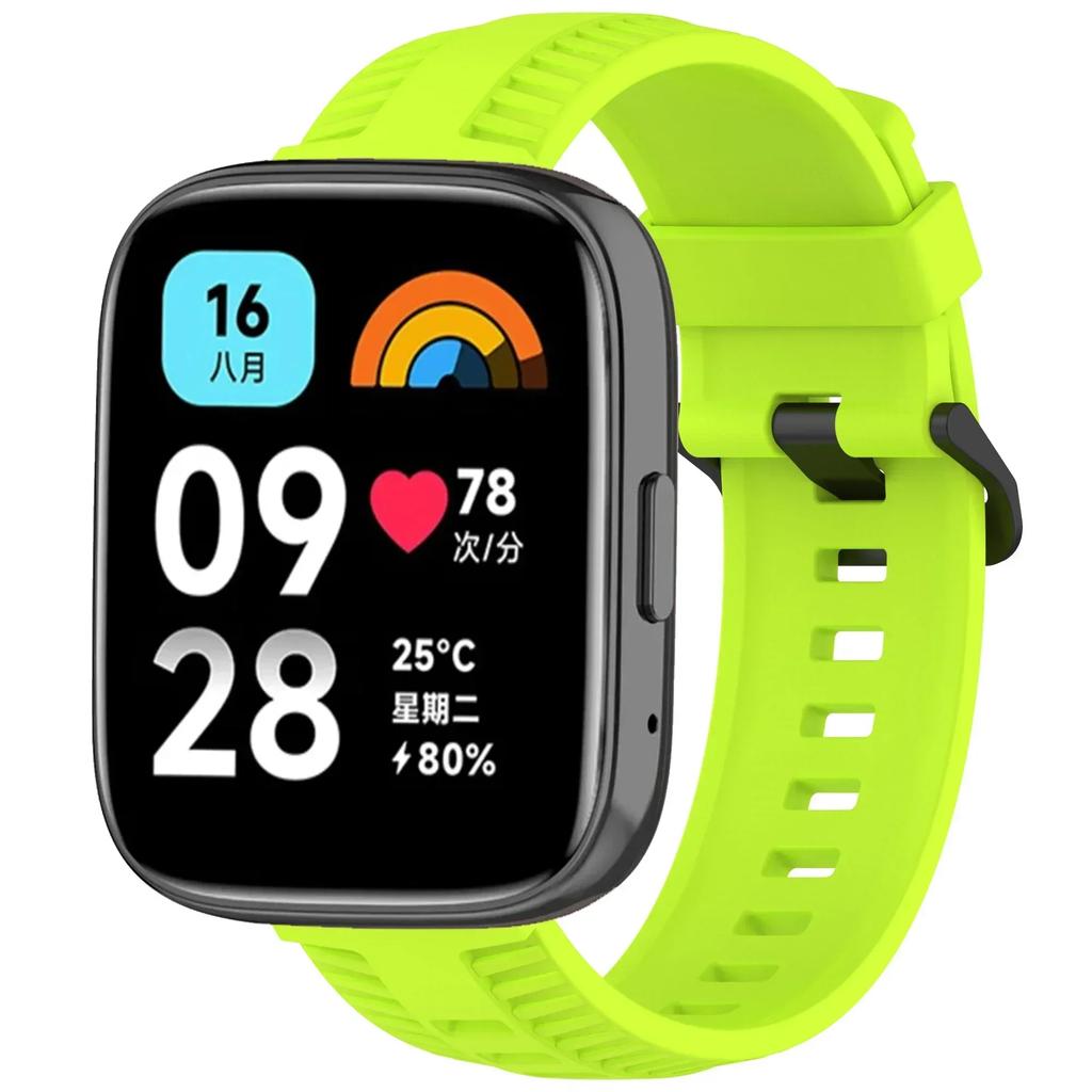 Silicone Strap for Xiaomi Redmi Watch 3 Active/Lite Band Sport Wristband for Redmi Watch 5 Active 22mm Band Bracelet Accessories