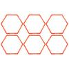 6Pcs Hexagon Agility Exercise Rings Football Basketball Training Loop Circle