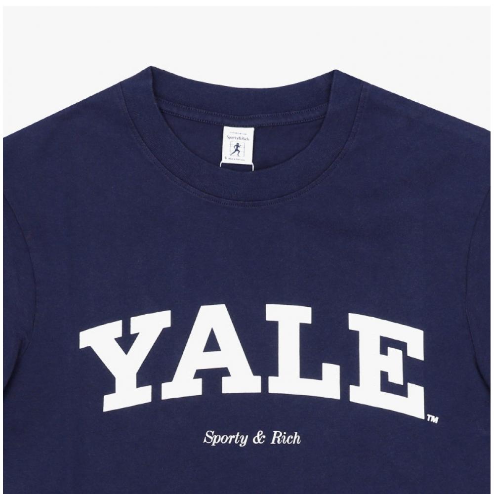 SporTy Rich Yale Unisex T shirT To043611678bl106