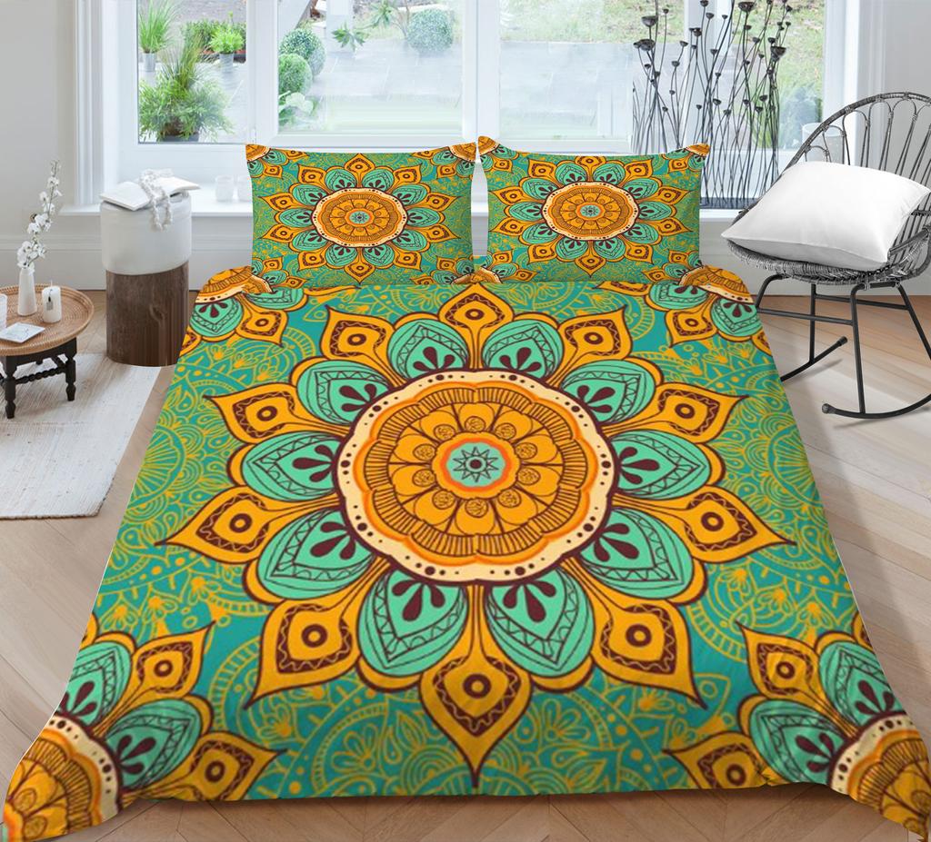 Boho Duvet Cover Set Bedding Set Cover Boho Style Boho Home Bedding Set Man Woman Single Double Size Bed Clothes