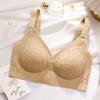 Sexy Lace Bra Seamless Plus Size Bra for Women No Steel Ring Breathable Adjustable Push Up Bra