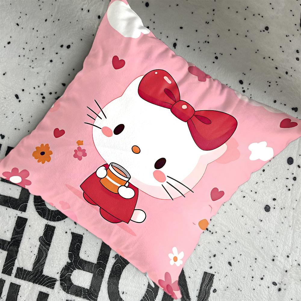 Sleeping Pillows Cover For Pillow Kawaii H-Hellocats Nordic More Cushion Covers Living Room Decorative Pillowcases Cushions Home