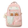 Schoolbag cute girl schoolbag junior high school student Japanese transparent pain bag ins wind backpack large capacity class backpack