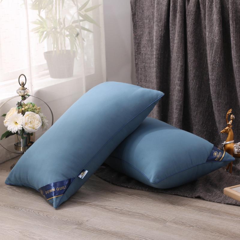 Weißes Rückfederungskissen, einfarbig, weich, bequem, für Schlafzimmer, Bett, Schlafkissen, 5-Sterne-Hotel, Zuhause, Einzelkissen für Erwachsene