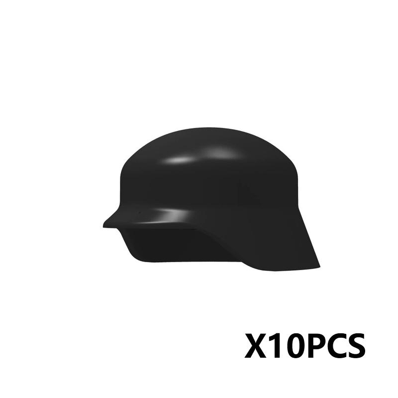 Military Building Blocks Accessories Soldier Figures Soviet Helmets Guard Hat Navy Pirate Firefighter Army Hats Mini Bricks Toys