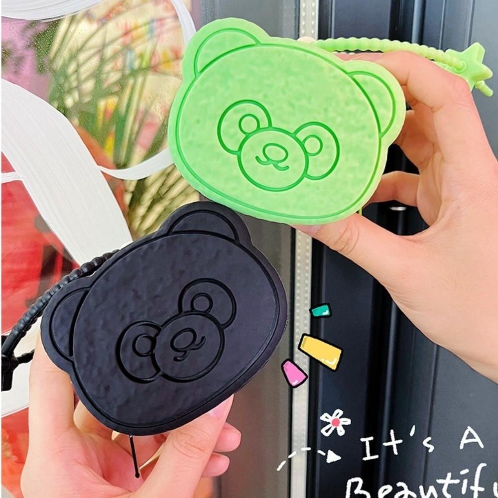 Lesser Panda Earphone Silicone Keychain Bag Organizer Silicone Key Ring  Cosmetics