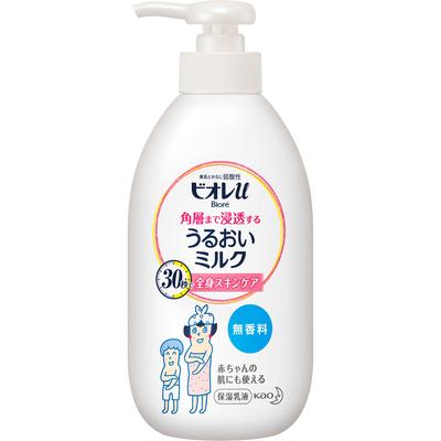 Biore U Moisturizing Milk That Penetrates To the Stratum Corneum - Fragrance Free - 300mL Moisturizers Body Care Use an Appropriate Amount On the