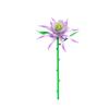 Moc Building Blocks Flower Model Assembly Kit: Diy Educational Building Bouquet Ornament For Girls - Valentine'S Day Gift