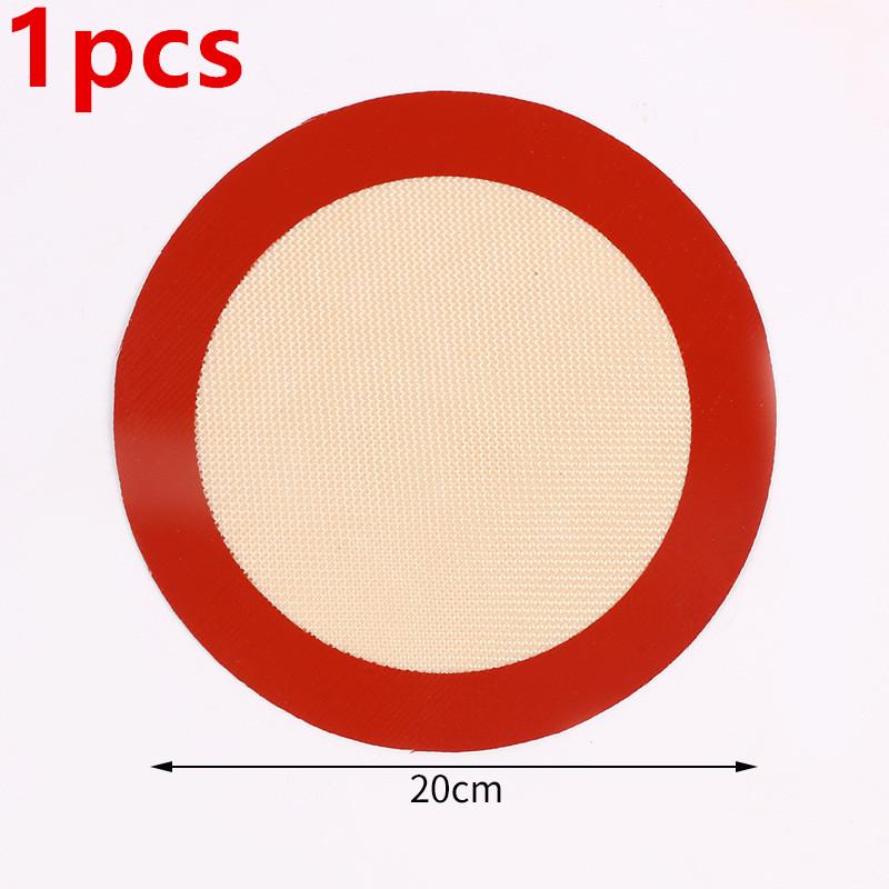 Non Stick Round Silicone Baking Mat Heat Resistant Pastry Cake Pan Liner Baking Sheets Pads Macaron Bread for Oven Air Fryer