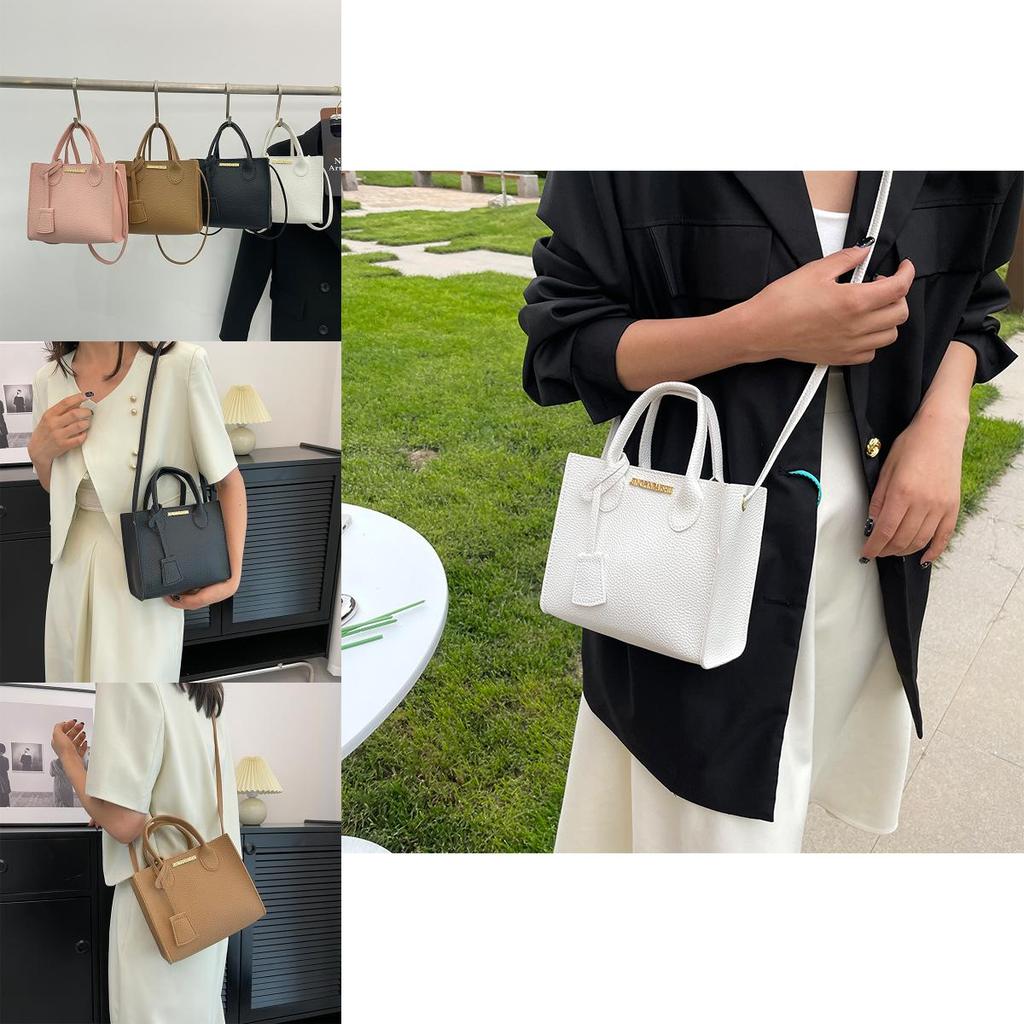 Stylish Pu Leather Handbag Trendy Litchi Grain Shoulder Bag For Women 2023 Fashion