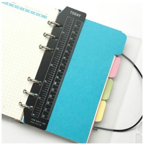 2026 Calendar A5 A6 6-hole Hand Account Loose-leaf Calendar Partition PP Frosted Transparent Protective Pad