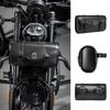 European-American Punk Harley Motorcycle Waterproof Front Bag with Contrast Design
