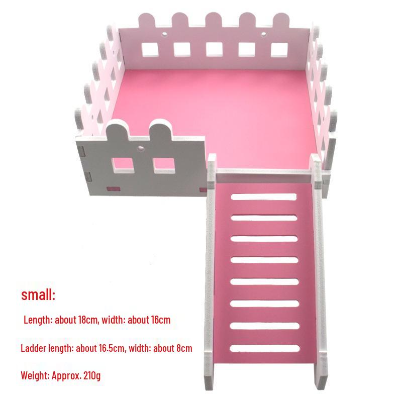 

Клетка для золотого хомячка из проволоки с игрушками и гнездом - Вилла 4 сезона для начинающих 1 piece