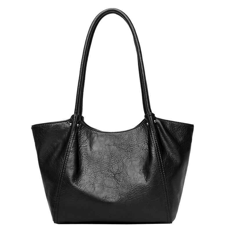 Genuine Brand Top Quality Soft Leather Shoulder Crossbody Bags for Women Designer Handbags Large Top-Handle Bags Casual Tote Sac