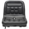 Tractor Seat - vidaXL - Universal - Black - Metal - Comfortable and Adjustable