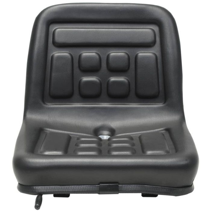 Siège de tracteur - vidaXL - Universel - Noir - Métal - Confortable et ajustable