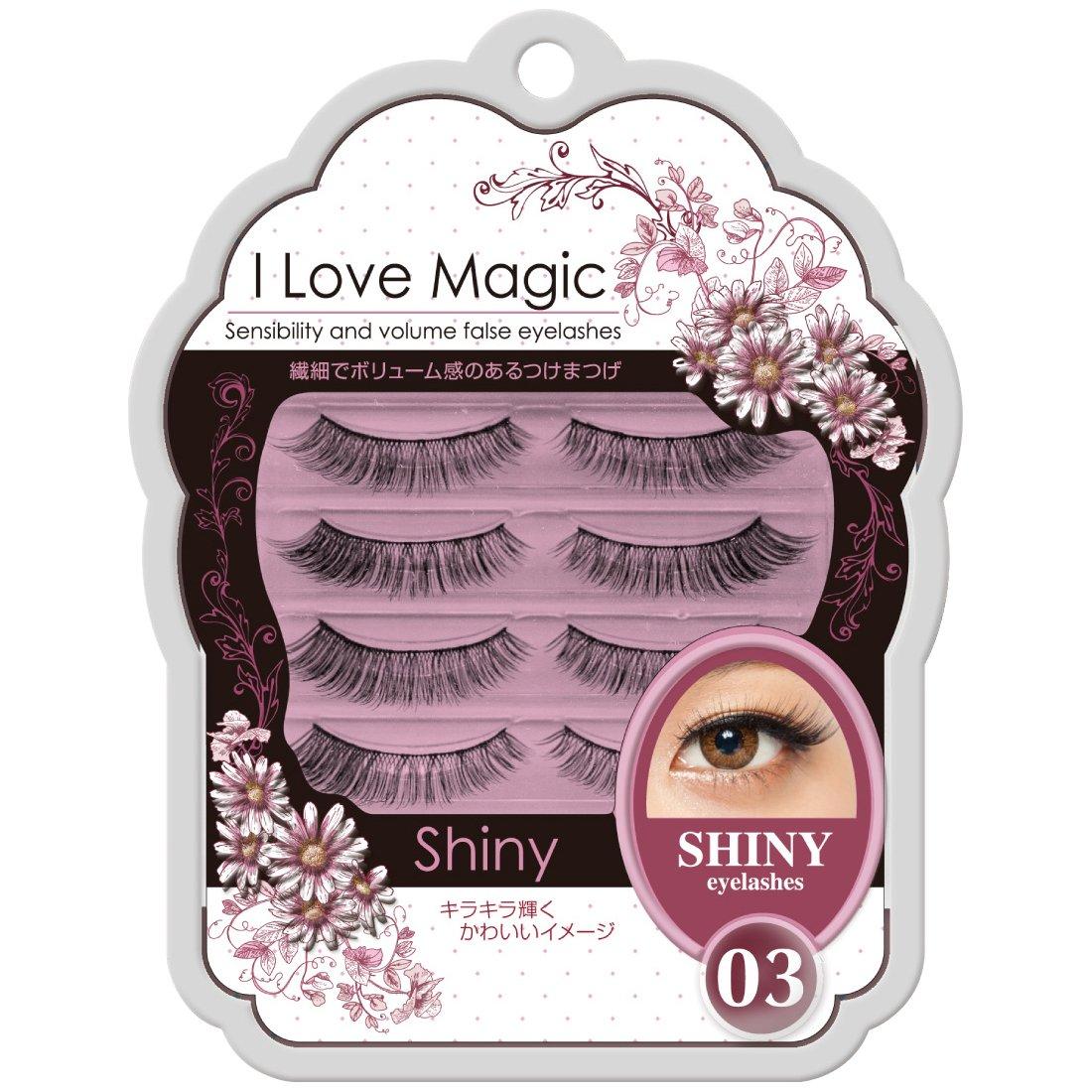 

BN I Love Magic Eyelash Shiny YAC-03 (4 pairs) чёрный