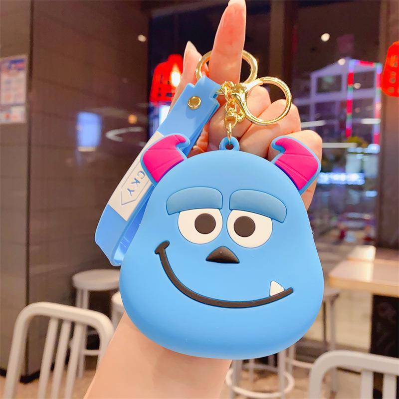 Cartoon Animal Silicone Keychain Bag - Kids' Coin Purse & Toy Pendant
