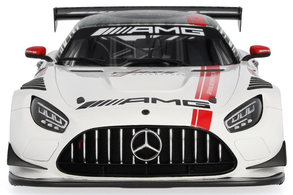 Genuine GT3 ADAC RAVENOL 2024 Scale Model [Mercedes-Benz Collection] Mercedes-AMG (C190) NÜRBURGRING Silver/Black 1/18