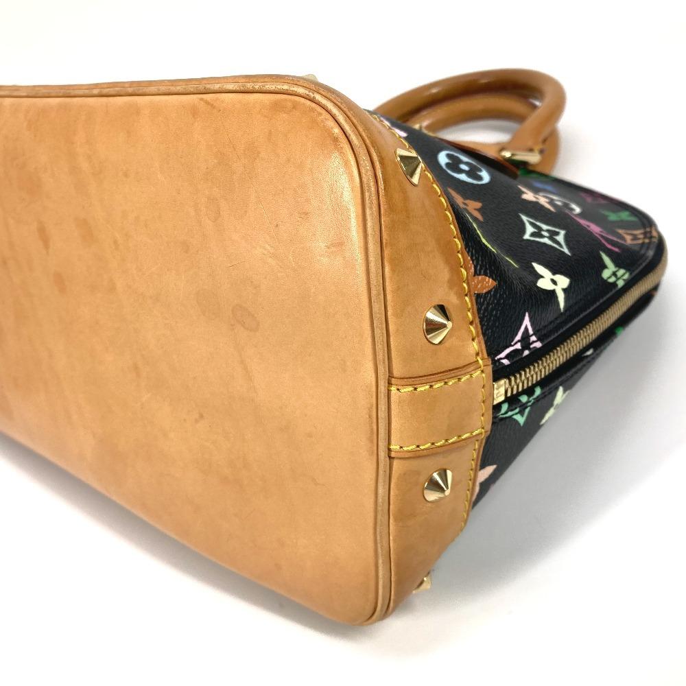 Louis Vuitton M40444 MonogramMulticolore Alma PM Tote Bag Hand Bag Noir Black