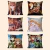 The Rising Of The Shield Hero 45*45cm Cushion Cover Pillow Cover Decor Pillowcase Home Pillowcase For Couch Pillow