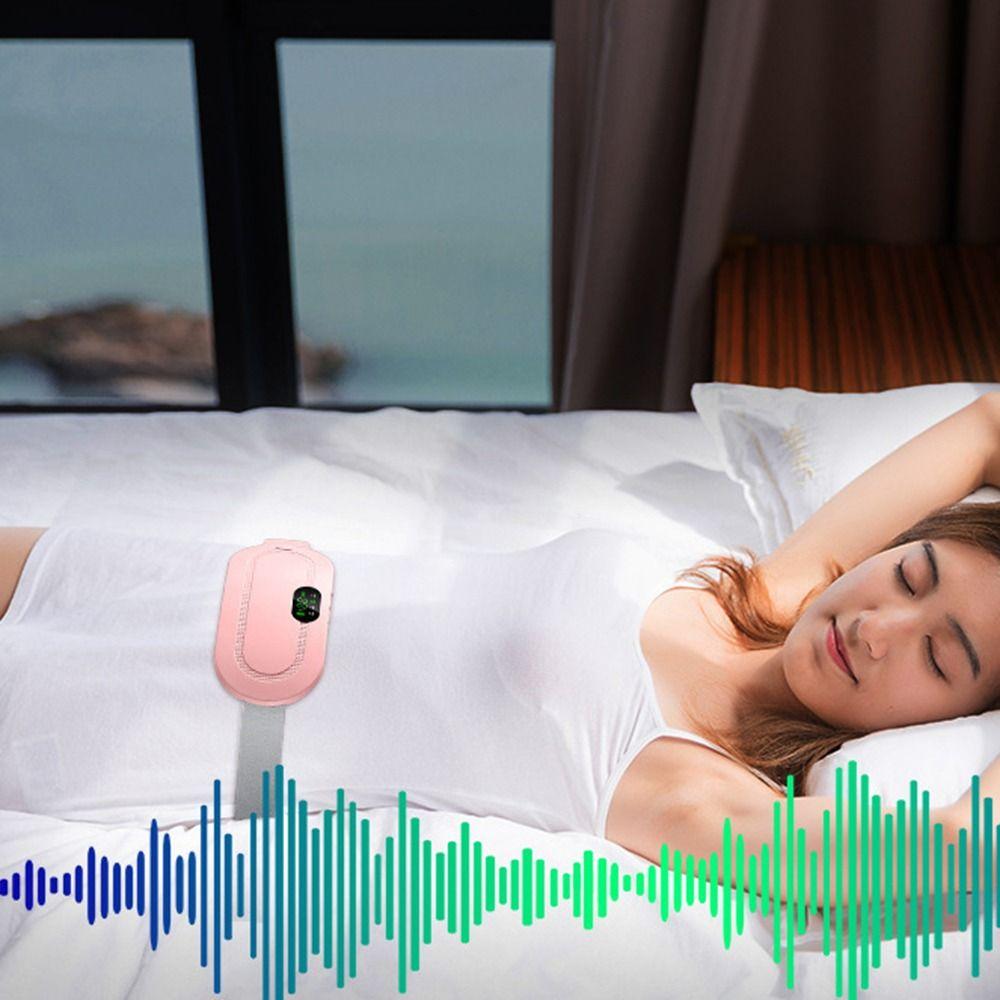 LED Display Smart Menstrual Heating Pad 4 Gear Massage Women Belly Warmer  Body Shaping