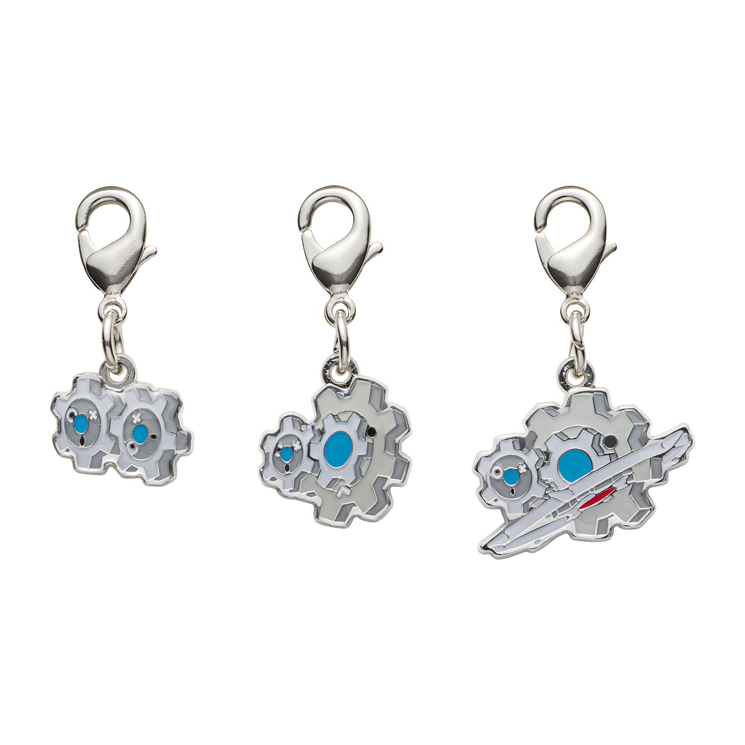 

[Pokemon] Pokemon Center National Pokedex Metal Charm: Klink (#599), Klang (#600), Klinklang (#601)