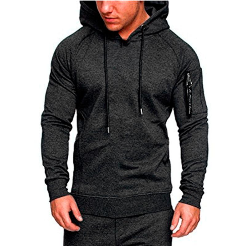 Nowa męska sportowa i rekreacyjna bluza typu pulower w kamuflażu, kamuflażowy top sublimowany