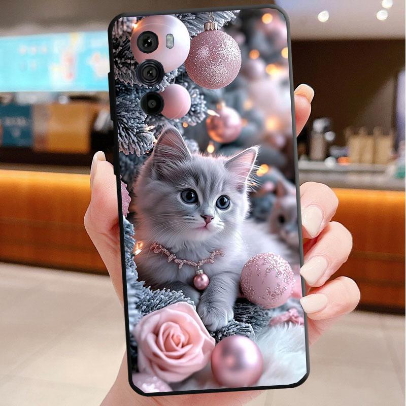 Christmas Art Phone Case For Motorola Edge 50 40 Pro 60 50 40 30 Ultra Neo Fusion Moto G Play G Stylus G Power G