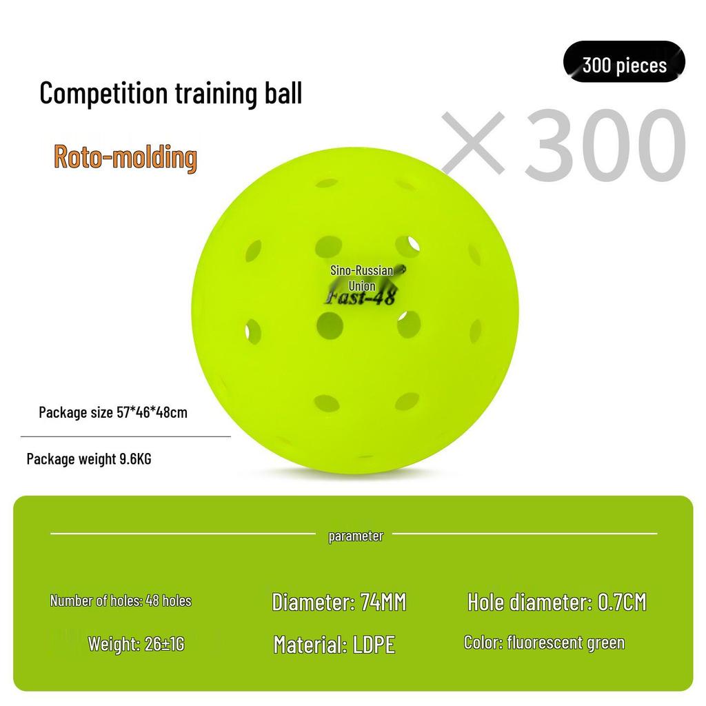 Professional Outdoor Pickleball with 48 Holes for Competition and Training