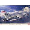 [Hasegawa] 1/48 U.S. Navy F-8E Crusader VF-111 Sundowners Plastic Model 07524, molded color, length 348mm, width 226mm, height 100mm