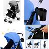 Compact Folding Baby Stroller With Adjustable Backrest Ideal For Infants And Toddlers